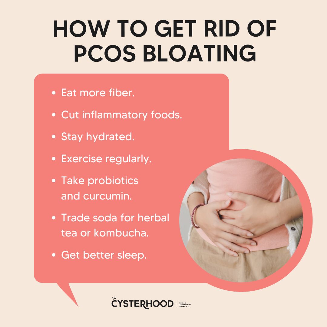 pcos bloat