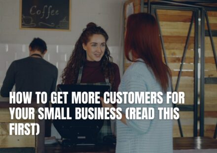 how to get first customers for small business