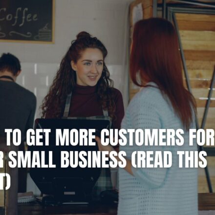 how to get first customers for small business