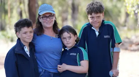 Austin Appelbee, 13, swam to get help for his mother and siblings after they were swept out to sea.