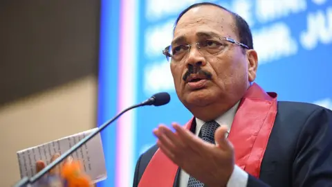 Getty Images Chief Justice of India, Justice Surya Kant during the felicitation ceremony of new Supreme Court Judges  in New Delhi on July 13, 2026. (Photo by Arun Kumar/ The India Today Group via Getty Images)