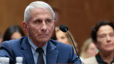 Anthony Fauci testifies during a Senate Homeland Security and Governmental Affairs committee hearing.