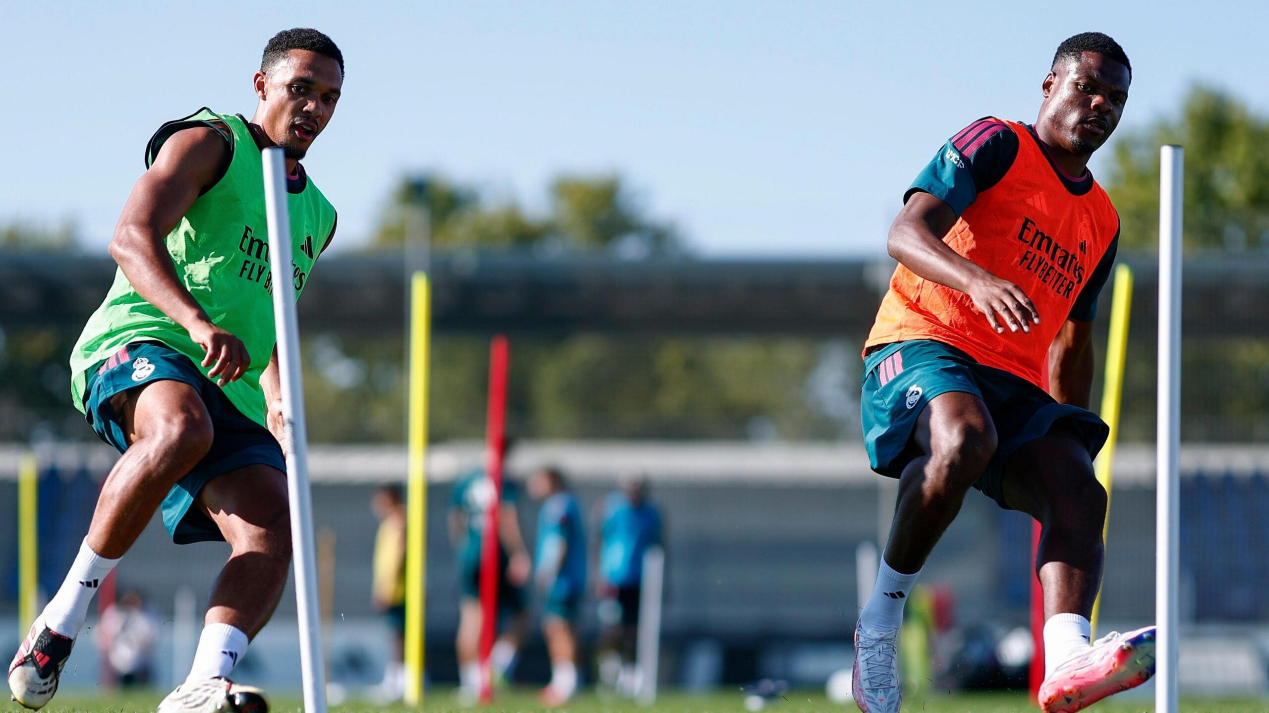 Trent Alexander-Arnold and Denzel Dumfries