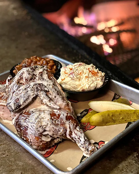 Big Bob Gibson Bar-B-Q Mayonnaise is the key element of Alabama white sauce (Credit: Big Bob Gibson Bar-B-Q)