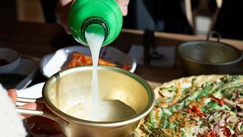 Getty Images Koreans love to eat pajeon and makgeolli when it rains (Credit: Getty Images)