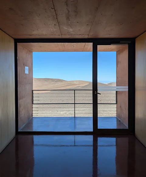 Richard Fisher The Residencia's rooms and corridors look out directly onto the desert floor (Credit: Richard Fisher)