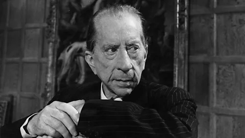 Getty Images A close up black and white image of J Paul Gety (Credit: Getty Images)