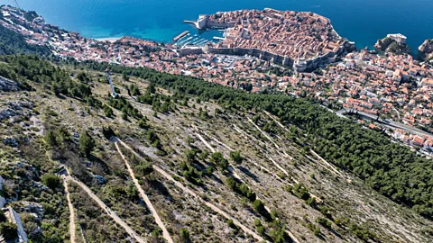 Šime Fabris A series of steep switchbacks lead from the Old City up Mount Srđ (Credit: Šime Fabris)