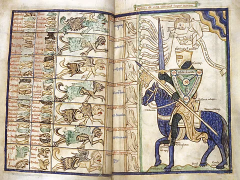 British Library, Harleian MS. 3244, fols. 27-28 William Peraldus's Treatise on the Virtues and Vices advises sufferers of mental exhaustion to find a higher purpose (Credit: British Library/ Wikimedia Commons)