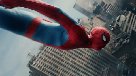 Sony Pictures Spider-man diving off a skyscraper in Spider-Man: Brand New Day (Credit: Sony Pictures)